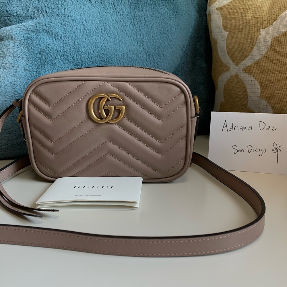 Gucci Marmont Mini Metalasse Camera Bag